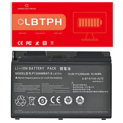 Batería de Repuesto P150HMBAT-8 para Clevo Sager P170EM P170HM Rock Extreme 786 Series 6-87-X710S-4271 6-87-X710S-4J7 - LBTECH