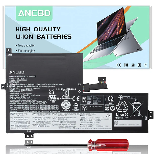Batería de Repuesto JK6Y6 para Lenovo 100w 300w 500w Gen 3 / 100e 300e - ANCBD 1