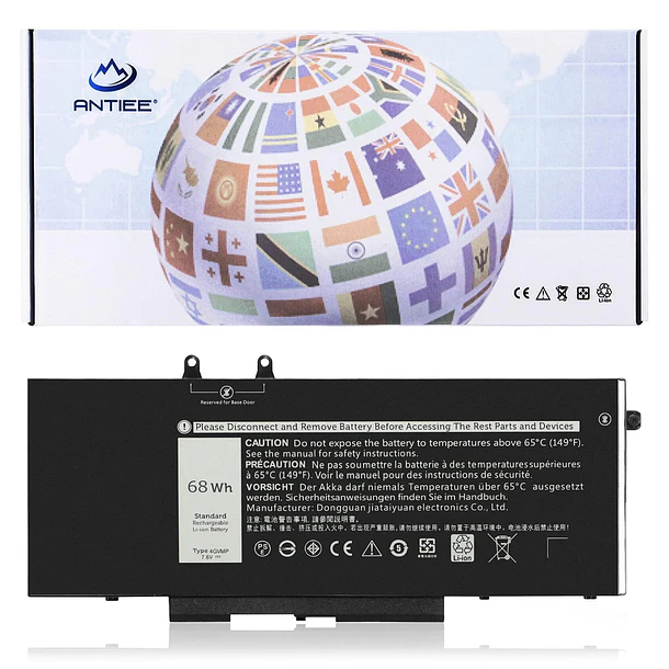 Batería de Repuesto 4GVMP para Dell Latitude 5400 5500 - ANTIEE 1