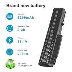 Batería de Repuesto 6535 para HP EliteBook 6930p 8440P 8440W ProBook 6440b 6445b 6450b 6540B - Fancy Buying
