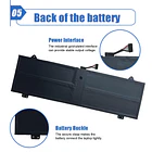 Batería de Repuesto L19C4PDC para Lenovo Ideapad Yoga 7-14ITL5 82BH 7-15ITL5 82BJ 7-14ACN6 Series Laptop - Dentsing 5