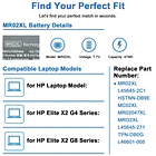Batería de Repuesto MR02XL para HP Elite X2 G4 / Elite X2 G8 Series Tablet - HPXXDJA 3
