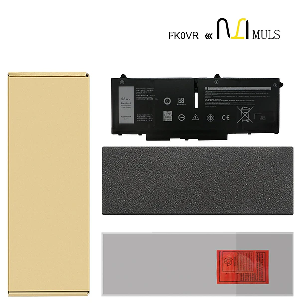 Batería de Repuesto FK0VR para Dell Latitude 5330 7330 7430 7530, Latitude 5330 2-in-1/7330 2-in-1/7430 - MULS 6