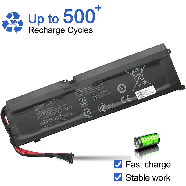 Batería de Repuesto RC30-0270 para Razer Blade 15 Base RZ09-0300 RZ09-03006 RZ09-03009 RZ09-0270 RZ090270 Series - JOTACT 5