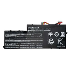 Batería de Repuesto AC13C34 para Acer Aspire V5-122P V5-132P E3-111 E3-112V E3-111-C0M6 E3-111-C0UM E3-111-C5AL ES1-111M - NBULBL