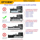 Batería de Repuesto L19C3PF5 para Lenovo IdeaPad 5-15IIL05 5-15ARE05 5-15ITL05 5-15ALC05 5-15IAL7 5-15ABA7 Series L19M3PF6 - EPYOBW 3