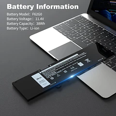 Batería de Repuesto F62G0 para Dell Inspiron 13 - Bituli