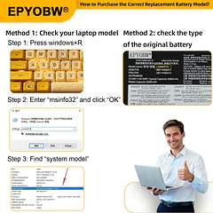 Batería de Repuesto L23M4P70 para diversos equipos compatibles según modelo L23M4P70 - EPYOBW