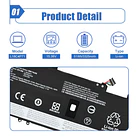 Batería de Repuesto L18C4P71 para Lenovo Thinkpad X1 Carbon 7th 8th Gen 2