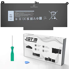 Batería de Repuesto F3YGT Battery Replacement for Dell para Dell Latitude 7490 7480 7390 7380 7290 7280, Compatible with - JGTM