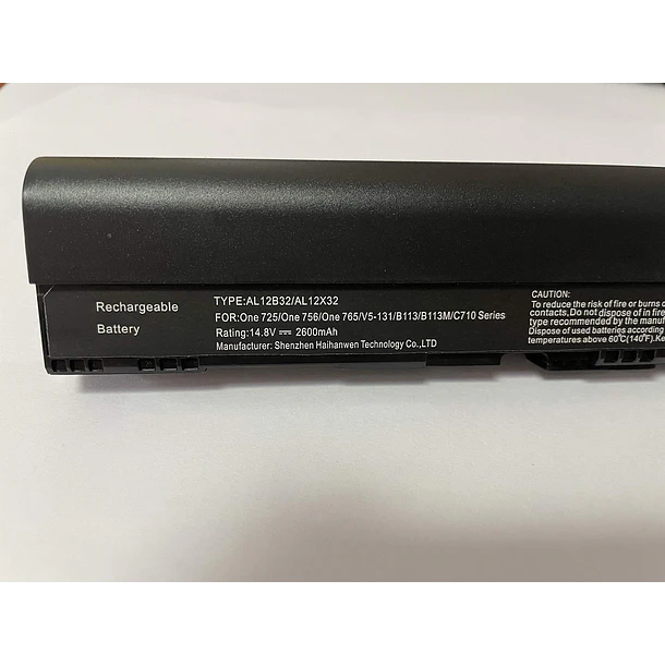 Batería de Repuesto One 725 para Acer Aspire ONE AO756-2899 Aspire ONE AO756-4854 Aspire ONE AO756-877B - Powerforlaptop Laptop/Notebook Replace 3