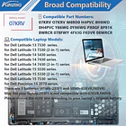 Batería de Repuesto JPFMR para Dell Latitude 5430 5530 Precision 3570 P104F005 P104F006 P137G004 P137G005 - AURUNHO 6