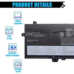 Batería de Repuesto L22B4PE0 para Lenovo K14 G2 IRU ThinkBook 14 G6 IRL ABP ThinkBook