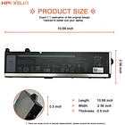 Batería de Repuesto X9FTM para Dell Precision 7770 7780 7670 7680 Series Notebook 5JMD8 05JMD8 - HPXXDJA 4
