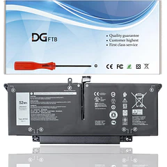 Batería de Repuesto JK6Y6 para Dell Latitude 7310 7410 Latitude 7410 Chromebook Enterprise P34S P34S001 - DGFTB