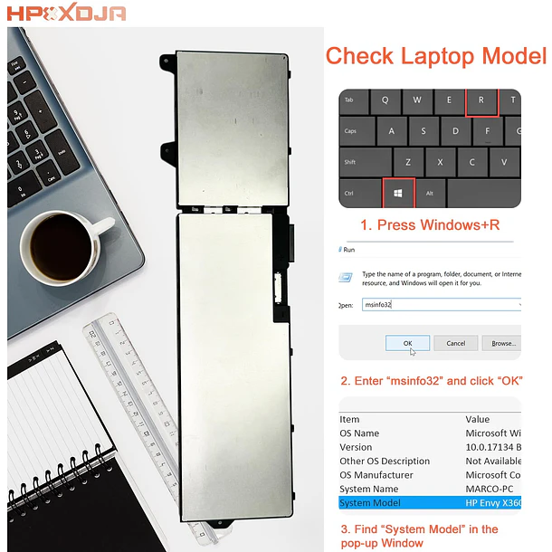 Batería de Repuesto X9FTM para Dell Precision 7770 7780 7670 7680 Series Notebook 5JMD8 05JMD8 - HPXXDJA 6