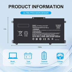 Batería de Repuesto C31N1636 para hp Envy x360 Convertible 17m-ae0xx 17-bw 17m-ae111dx 15m-bp1xx 15m-cn0xxx 15-cn0xxx - Bituoer