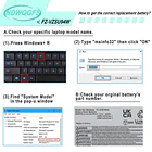 Batería de Repuesto FZ-VZSU94W para Toughpad FZ-B2 FZ-M1 FZ-B1 FZ-M1C Series Compatible with FZ-VZSU94 FZ-VZSU94JS - NDWQGFS 6