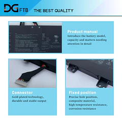 Batería de Repuesto DT9XG para ASUS TUF Gaming A15 FA506 FA506II FA506QR 2021 F15 FX506 - DGFTB
