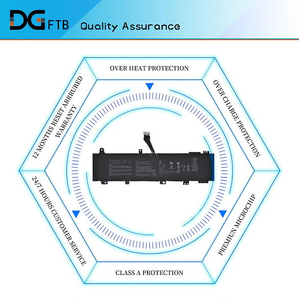 Batería de Repuesto DT9XG para ASUS TUF Gaming A15 FA506 FA506II FA506QR 2021 F15 FX506 - DGFTB 6