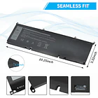 Batería de Repuesto A1321 para Dell XPS 15 9500 9510 9520 Precision 5550 5560 5570 3