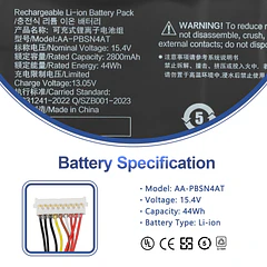 Batería de Repuesto AA-PBSN4AT para Samsung Galaxy Book 15.6" - ANTIEE