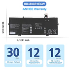 Batería de Repuesto HB4593R1ECW para Huawei Matebook X Pro i7 (2019) Mach - ANTIEE 6