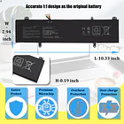 Batería de Repuesto AP21D8M para Asus VivoBook S14 S410 S410UA S410UQ S4200U S4200UQ X411UA X411UF - GlottyBatt 5