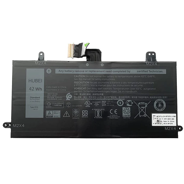Batería de Repuesto J0PGR para Dell Latitude 12 5285 5290 2-in-1 T17G Tablet Series Notebook - Hubei 1