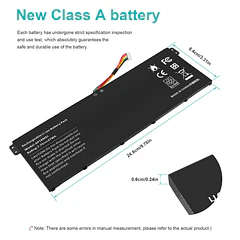 Batería de Repuesto AP16M5J para Acer Aspire 1 A114-31 A114-31-C4HH A114-31-C5GM 3 A314-31 A315-21 A315-51