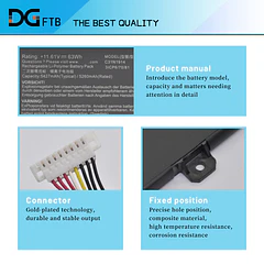 Batería de Repuesto 5XJ6R para Asus ZenBook 13 UX425UG ZenBook 14 Ultralight UX435EAL Zenbook 14 - DGFTB