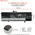 Batería de Repuesto L21M4PE3 para Lenovo IdeaPad Yoga 7 16IAP7 14IAL7 14ARB7 82QG Series L21L4PE0 - HPXXDJA 4