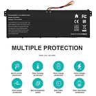 Batería de Repuesto AP16M5J para Acer Aspire 1 A114-31 A114-31-C4HH A114-31-C5GM 3 A314-31 A315-21 A315-51 5