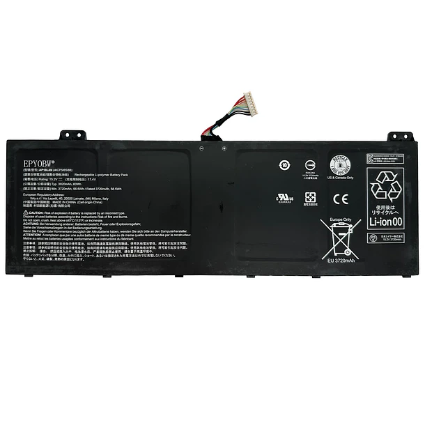 Batería de Repuesto AP18L4N para diversos equipos compatibles según modelo AP18L4N - EPYOBW 1