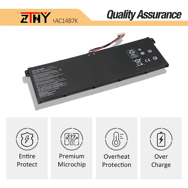 Batería de Repuesto LE03XL para Acer Swift 3 SF313-51 SF314-55 - ZTHY 5