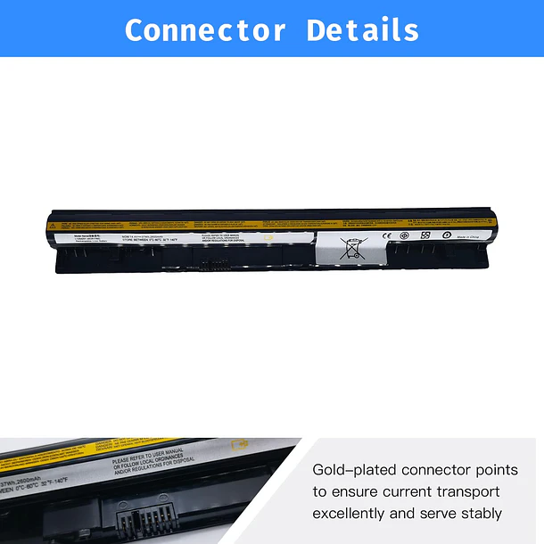 Batería de Repuesto L12S4Z01 para Lenovo ideapad s400 Touch 4ICR17/65 L12S4Z01 L12S4L01 S300 S300-a S300-bn - NBULBL 3