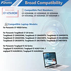 Batería de Repuesto JPFMR para Panasonic ToughBook CF-20 Toughpad FZ-A2 CF-VEK20 Series CF-VZSU0QJS, CF-VZSU0QK, CF-VZSU0QQ, - AURUNHO 5