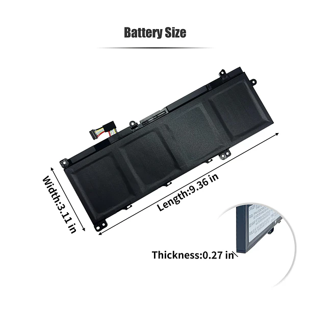 Batería de Repuesto L22D4PE0/L22M4PE0 para Lenovo ThinkBook 14 G6 ABP/IRL G7 ARP/IML G8 IAL/IRL 2-in-1 - INTIFO 6