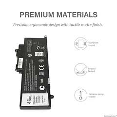 Batería de Repuesto GK5KY ,4K8YH ,0WF28 para Dell Inspiron 11 3147 3148 3152 3153 3157 3158 Inspiron
