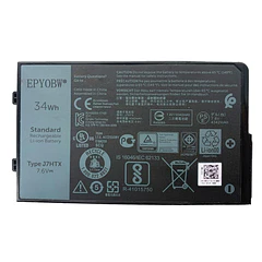 Batería de Repuesto J7HTX para diversos equipos compatibles según modelo J7HTX - EPYOBW