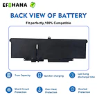 Batería de Repuesto 66DWX para Dell Latitude 7340 7350 7440 7450 7640 7650 Series 047T0 - EFOHANA 6
