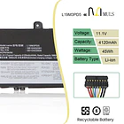 Batería de Repuesto L19M3PD5 para Lenovo Thinkpad E14 Gen 2 20T6 20TA E14 - MULS 2