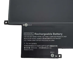 Batería de Repuesto EO04XL para HP EliteBook Folio G1 Series 8279271B1 8279271C1 828226005 HSTNNI73C HSTNNIB71 - Fully. Fully