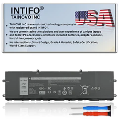 Batería de Repuesto DWVRR para Dell Alienware X15 R1 R2 Alienware X17 R1 R2 Series - INTIFO