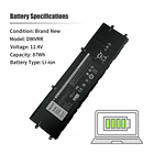 Batería de Repuesto DWVRR para Dell Alienware X15 R1 R2 Alienware X17 R1 R2 Series - INTIFO 3