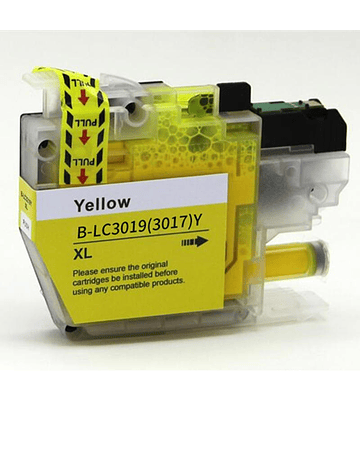 CARTUCHO ALTENATIVO BROTHER LC3019 XXL YELLOW EXTRA TINTA (LC3017)