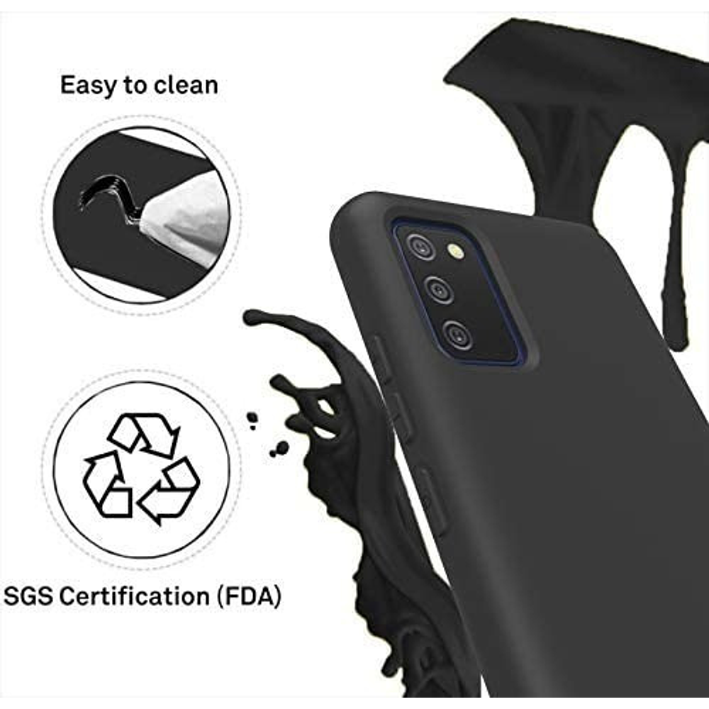 Carcasa Silicona Antihuellas Para Samsung Galaxy A02s 