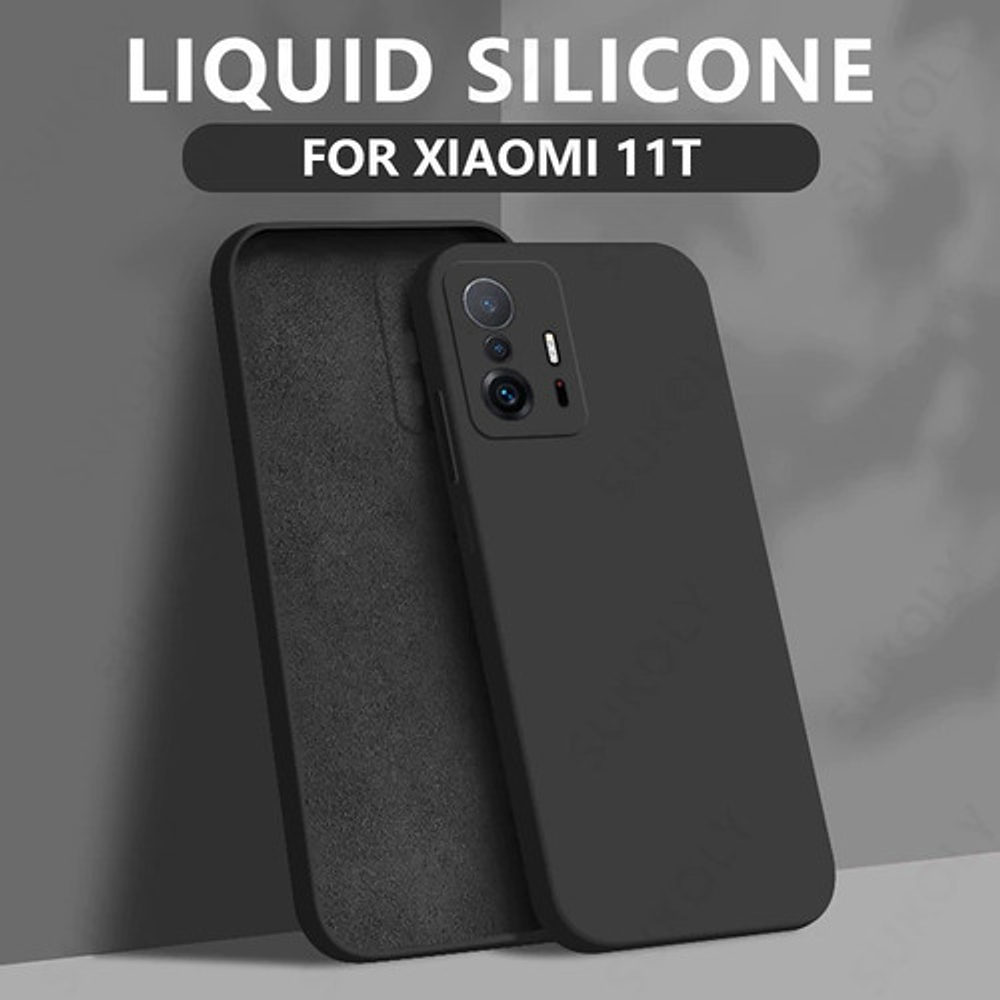 Carcasa Silicona Slim Antihuellas Para Xiaomi Mi 11t / Pro