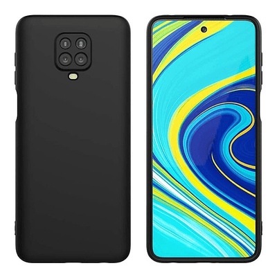 Carcasa Silicona Slim Para Xiaomi Redmi Note 9s  + Vidrio