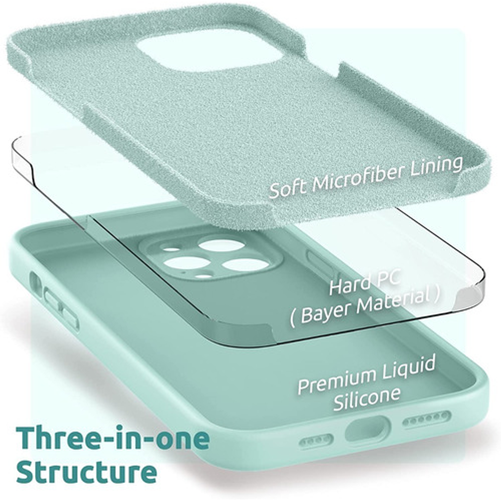Carcasa Silicona Para iPhone 12 / Pro / Max / Mini